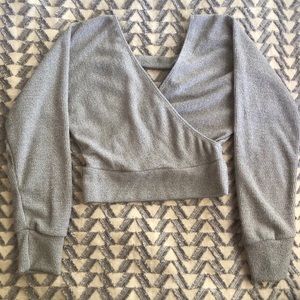 WINDSOR WRAP LS SWEATER